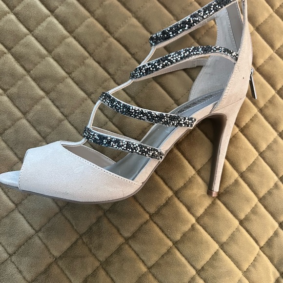 Guess Beaded Suede Heels - Picture 2 of 4